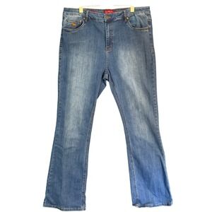 Ringers Western Australia Womens Bootcut Jeans Size 20 Blue Stretch Denim W1